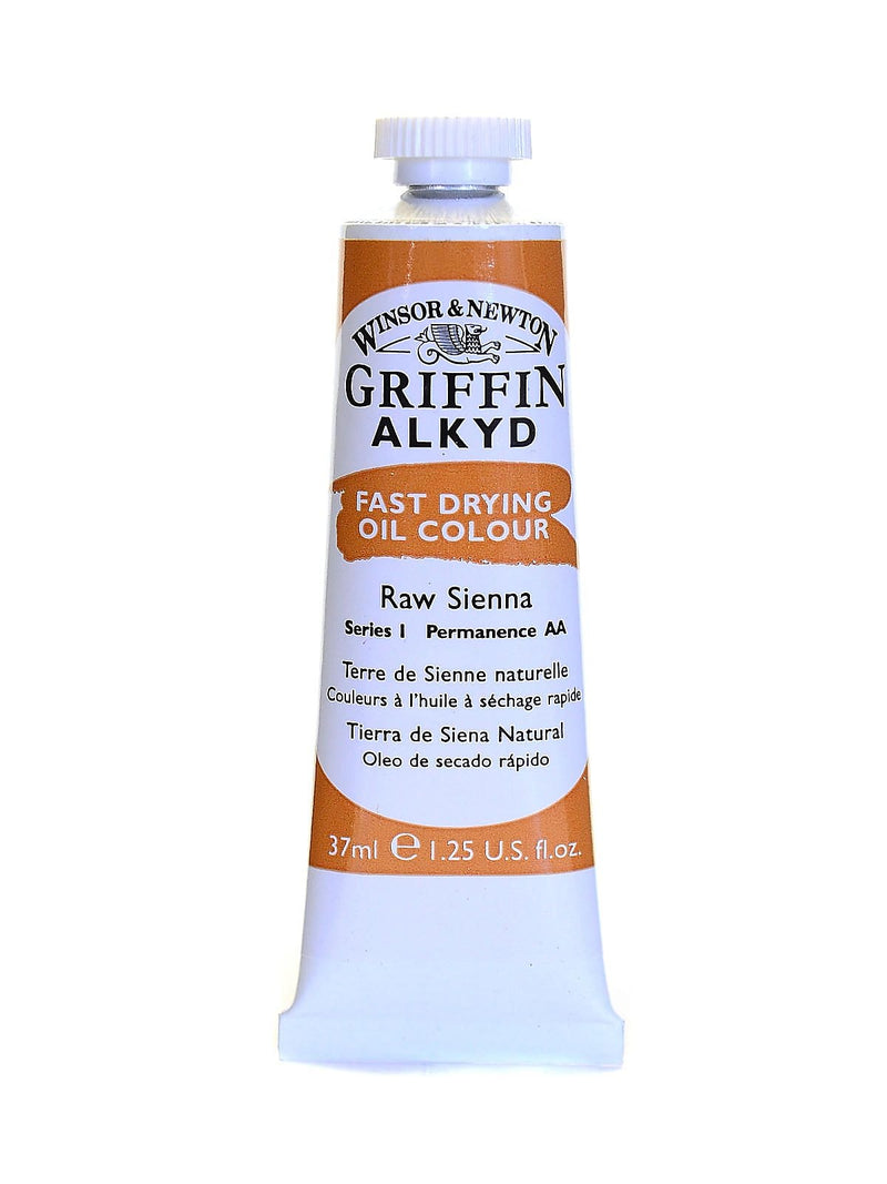 Winsor  And  Newton Griffin Alkyd Oil Colours Raw Sienna 37 Ml 552 [Pack Of 3]