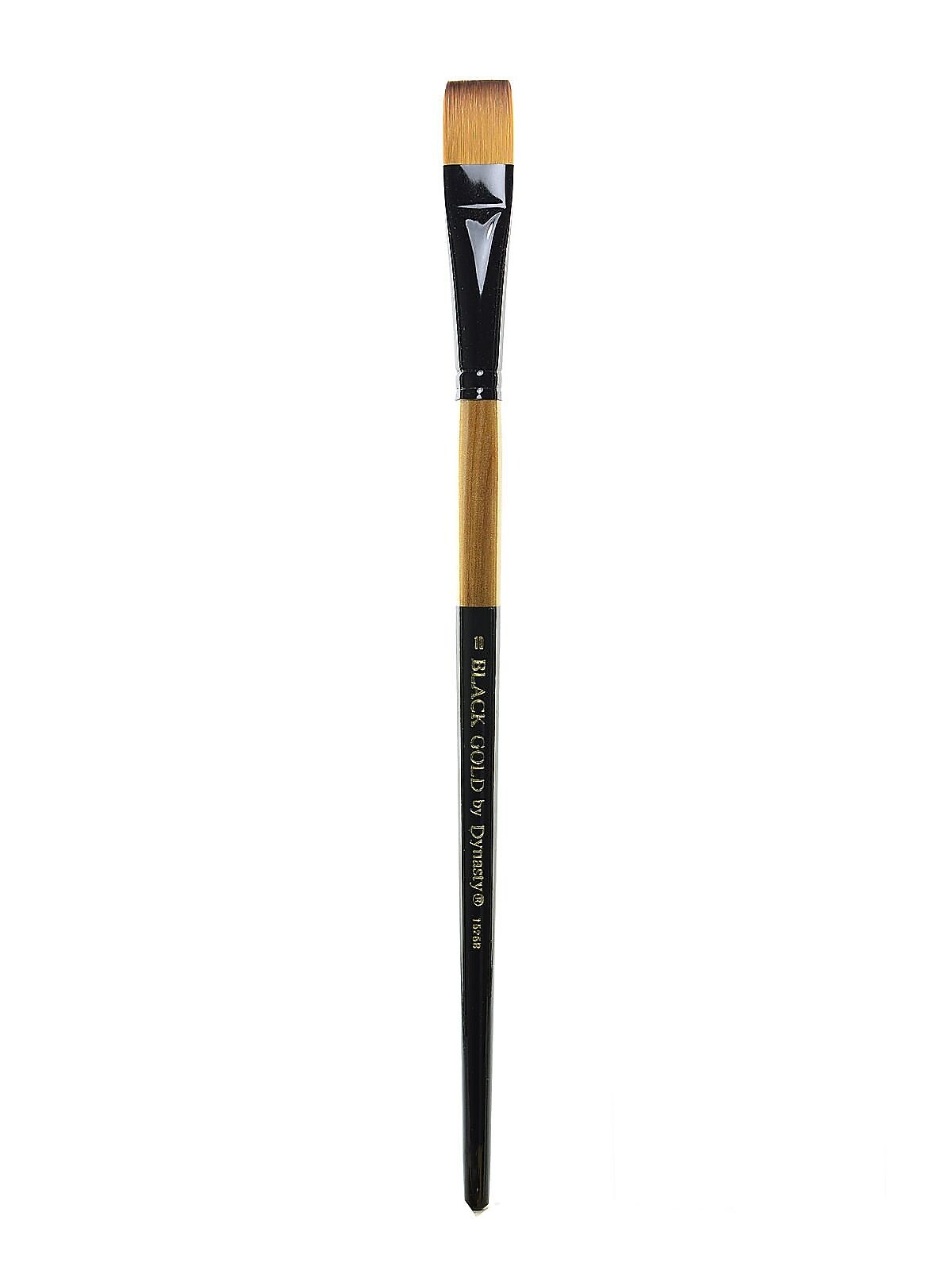 Dynasty Black Gold Series Long Handled Synthetic Brushes 10 Bright 1526B