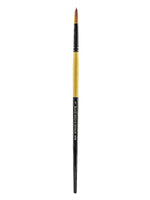 Dynasty Black Gold Series Long Handled Synthetic Brushes, 6 Round 1526R (82188)