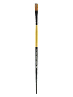 Dynasty Black Gold Series Long Handled Synthetic Brushes, 6 Flat No 1526F (84634)