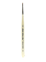 Silver Brush Ultra Mini Series Golden Taklon Brush, 12/0, Angular (24115)