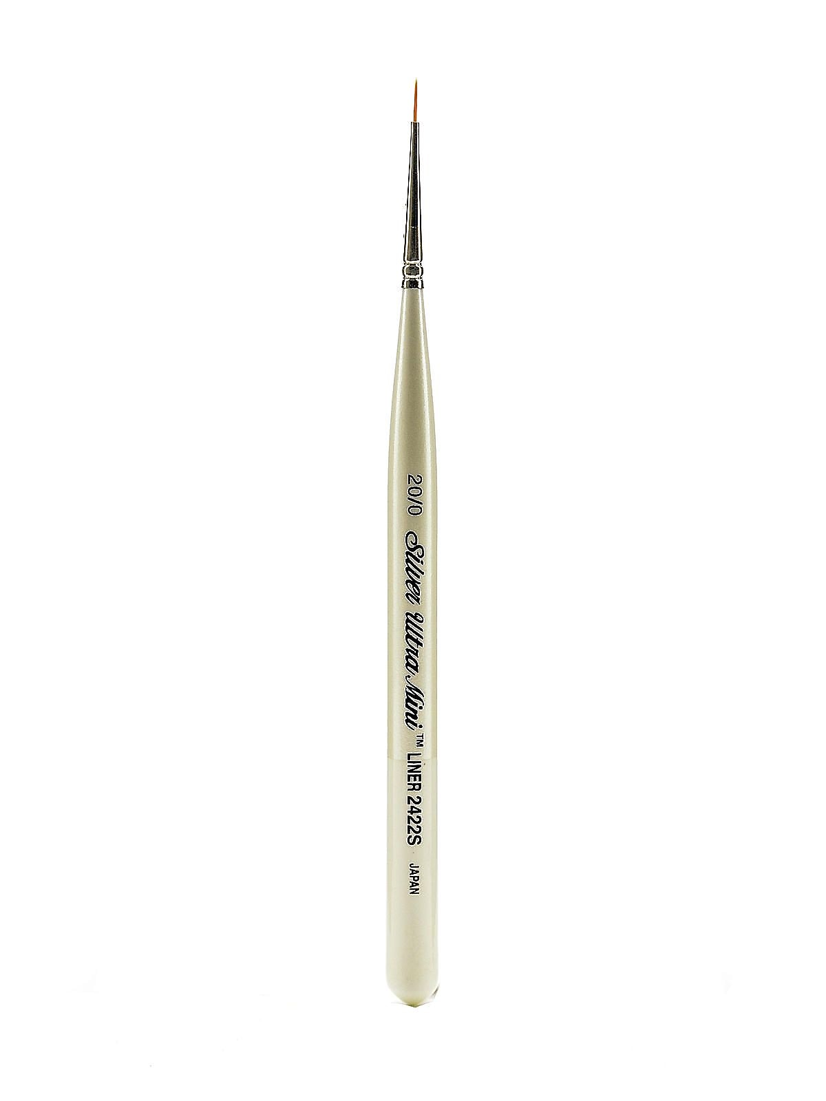 Silver Brush Ultra Mini Series Golden Taklon Brushes 20/0 Monogram Liner (74999)