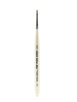 Silver Brush Ultra Mini Series Golden Taklon Brushes, 10/0 Filbert (78055)