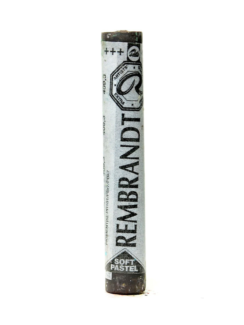 Rembrandt Soft Round Pastels, Burnt Umber 409.3, 4/Pack
