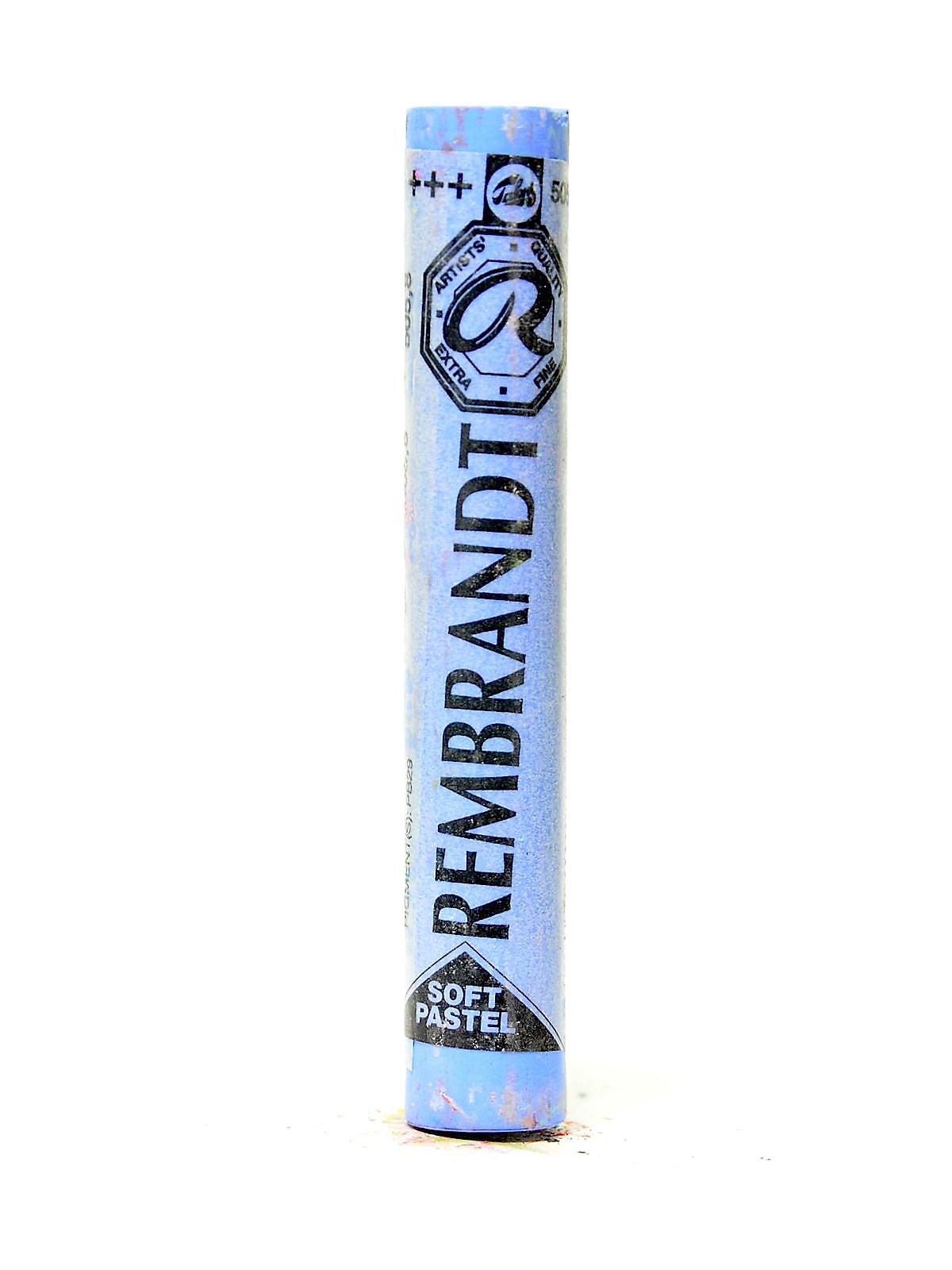Rembrandt Soft Round Pastels, Ultramarine Light No 505.8, 4/Pack (32980-Pk4)