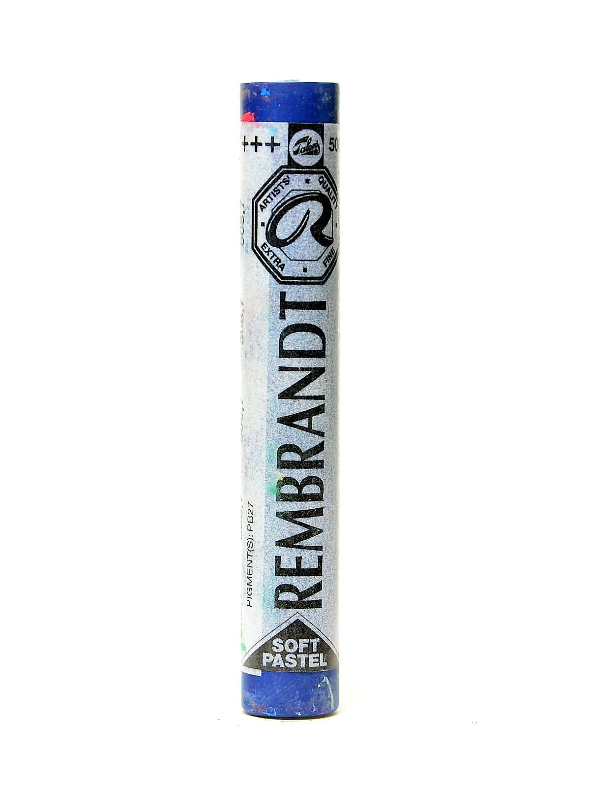 Rembrandt Soft Round Pastels, Prussian Blue No 508.7, 4/Pack (32994-Pk4)