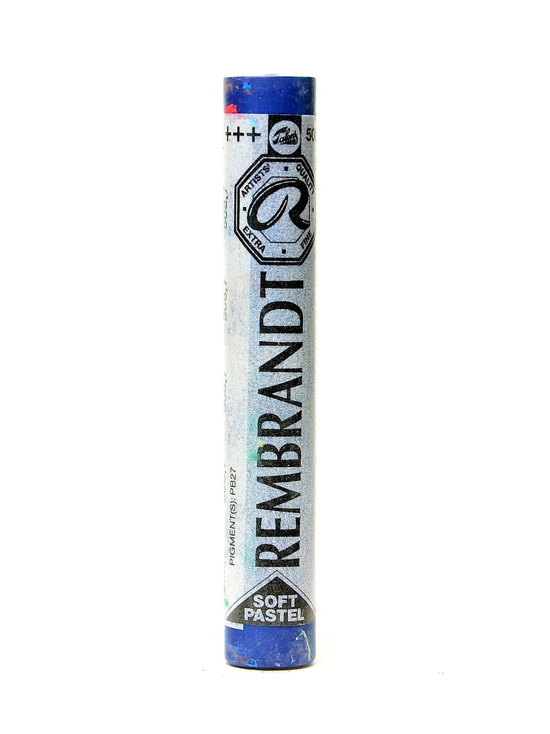 Rembrandt Soft Round Pastels, Prussian Blue No 508.7, 4/Pack (32994-Pk4)