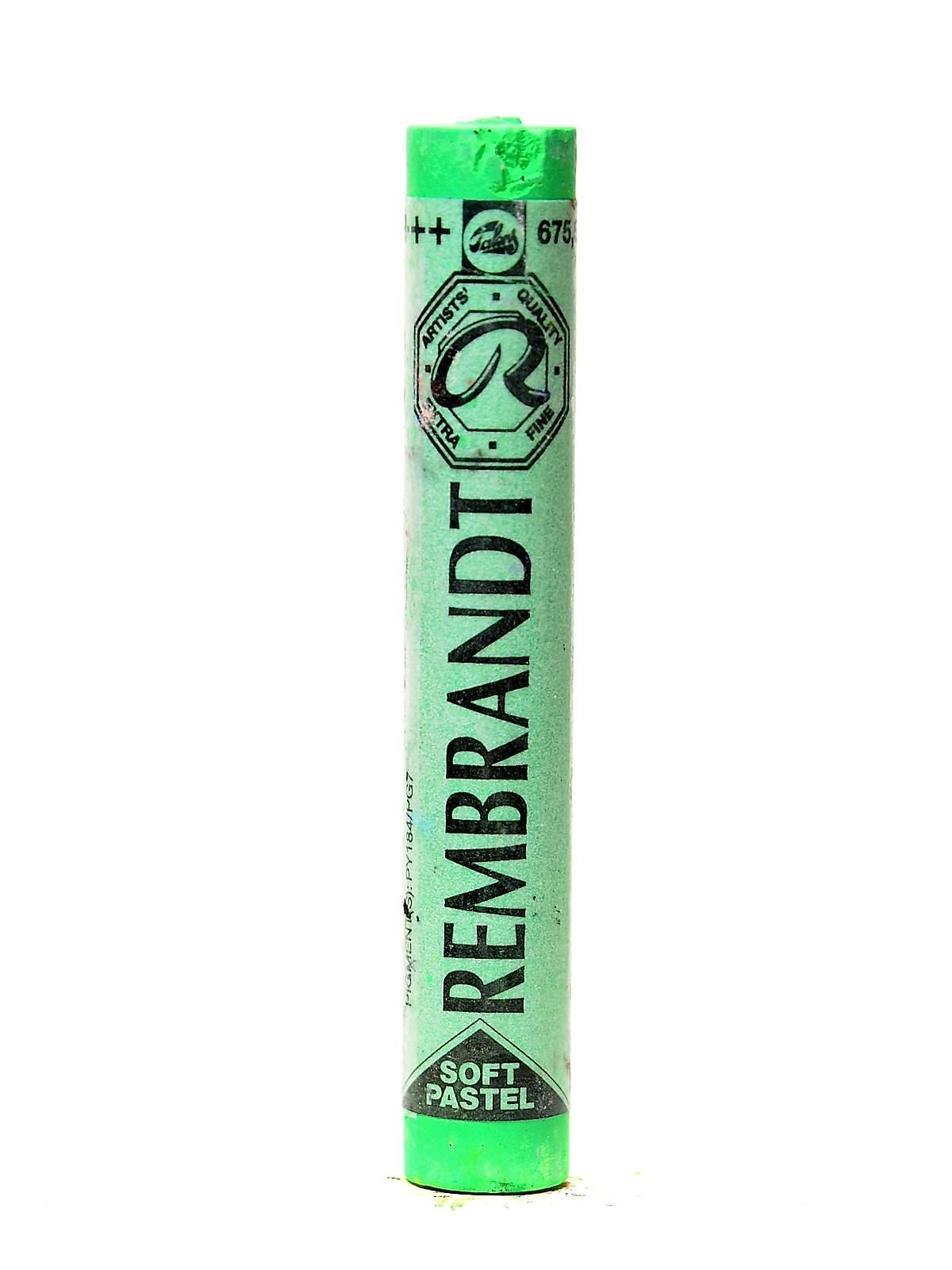 Rembrandt Soft Round Pastels, Phthalo Green No 675.5, 4/Pack (33101-Pk4)