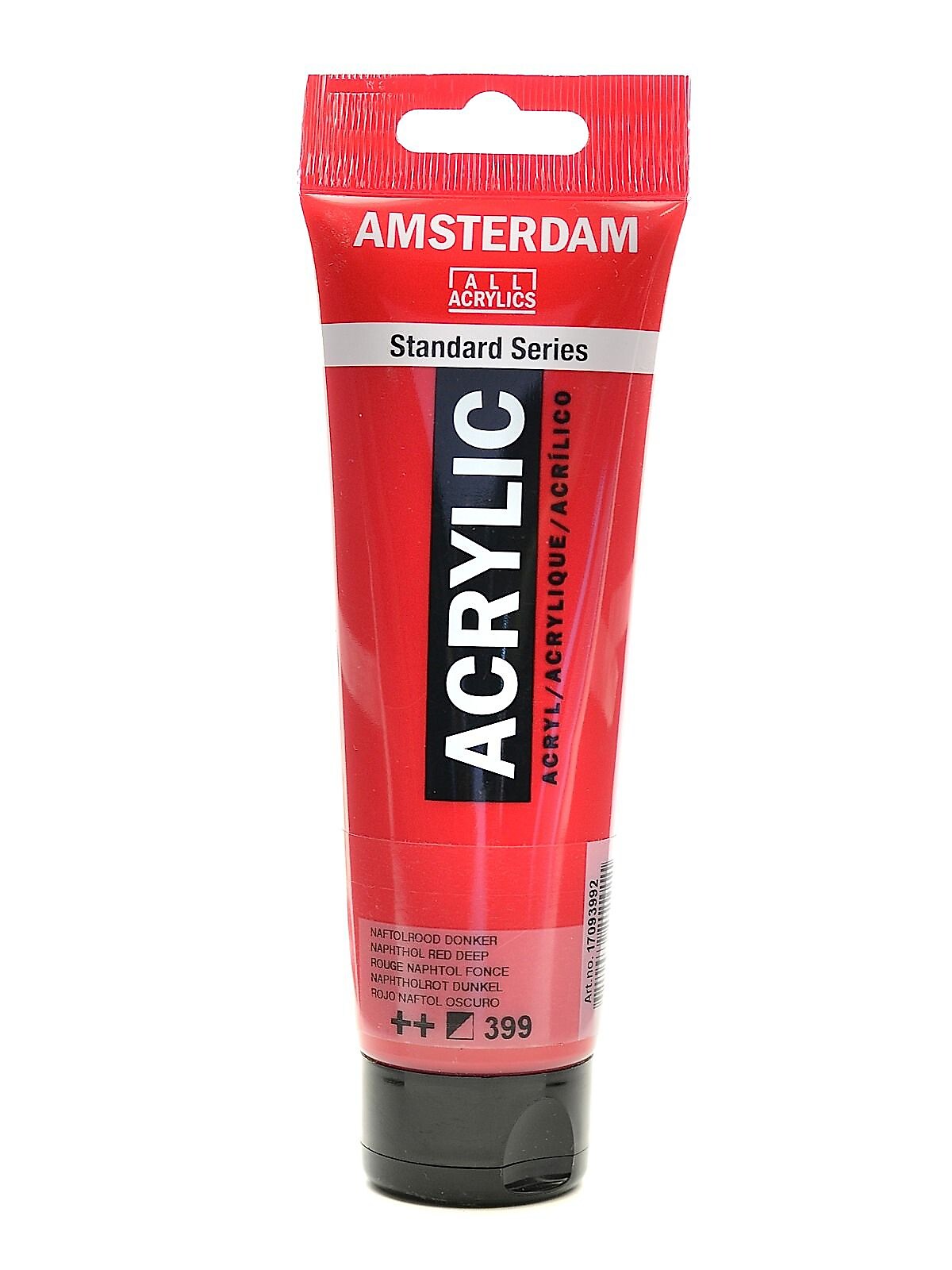 Amsterdam Standard Series Napthol Red Deep Acrylic Paint, 120Ml, 3/Pack (17791-Pk3)