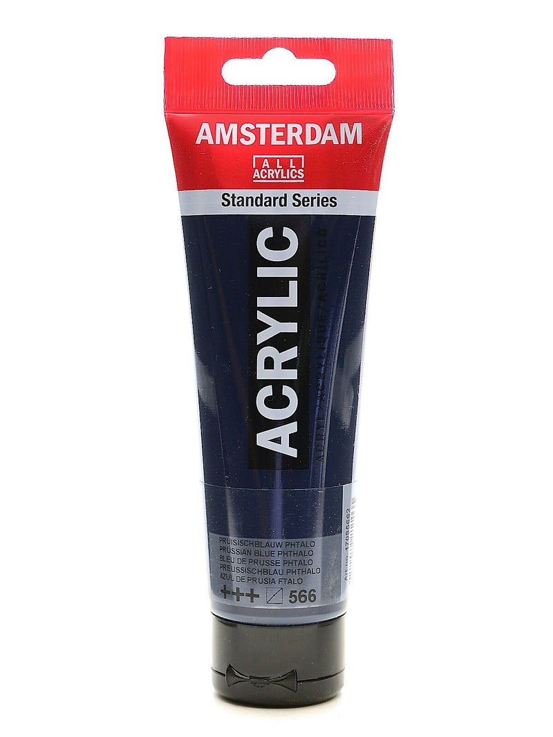 Amsterdam Standard Series Acrylic Paint, Prussian Blue, 120Ml, 3/Pack (49846-Pk3)