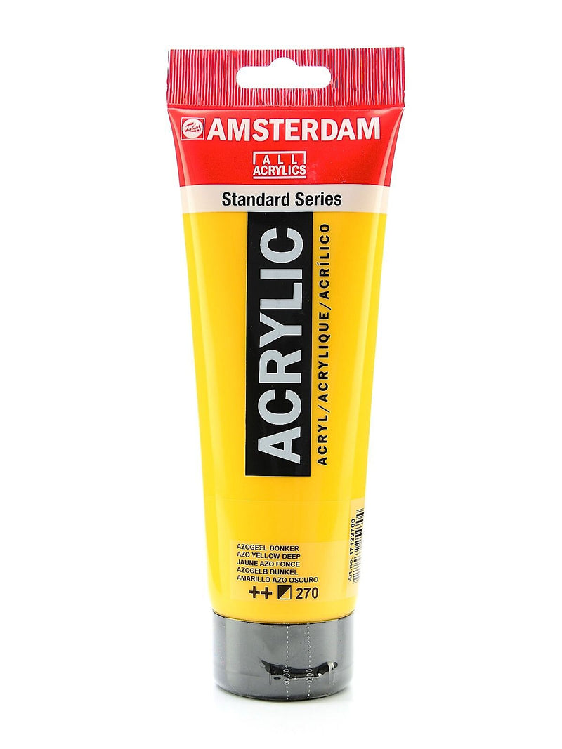 Amsterdam Standard Series Acrylic Paint Azo Yellow Deep 250 Ml Pack Of 2 (71113-Pk2)
