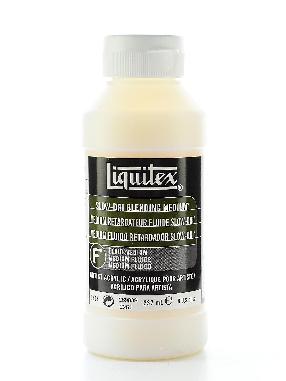 Liquitex Slow-Dri Blending Mediums Fluid 8 Oz. Bottle