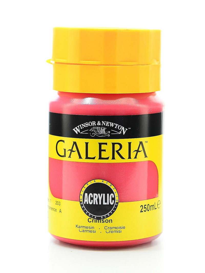 Winsor And Newton Galeria Flow Formula Acrylic Colors Crimson 250 Ml 203 Pack Of 2