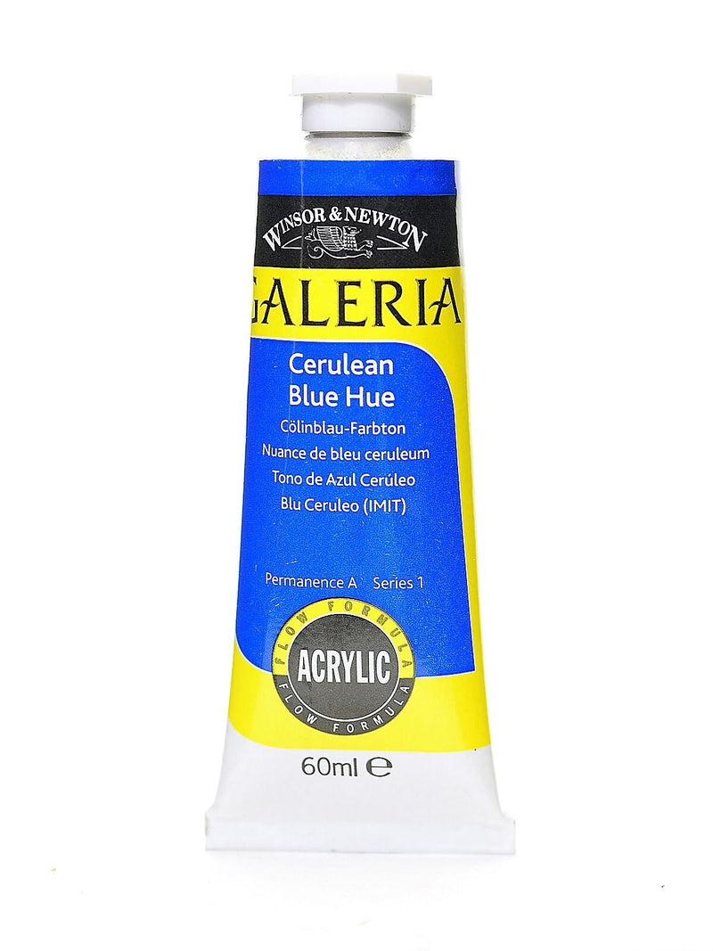 Winsor & Newton Galeria Flow Formula Acrylic Colors, Cerulean Blue Hue No 138, 60Ml, 3Pk (40831-Pk3)