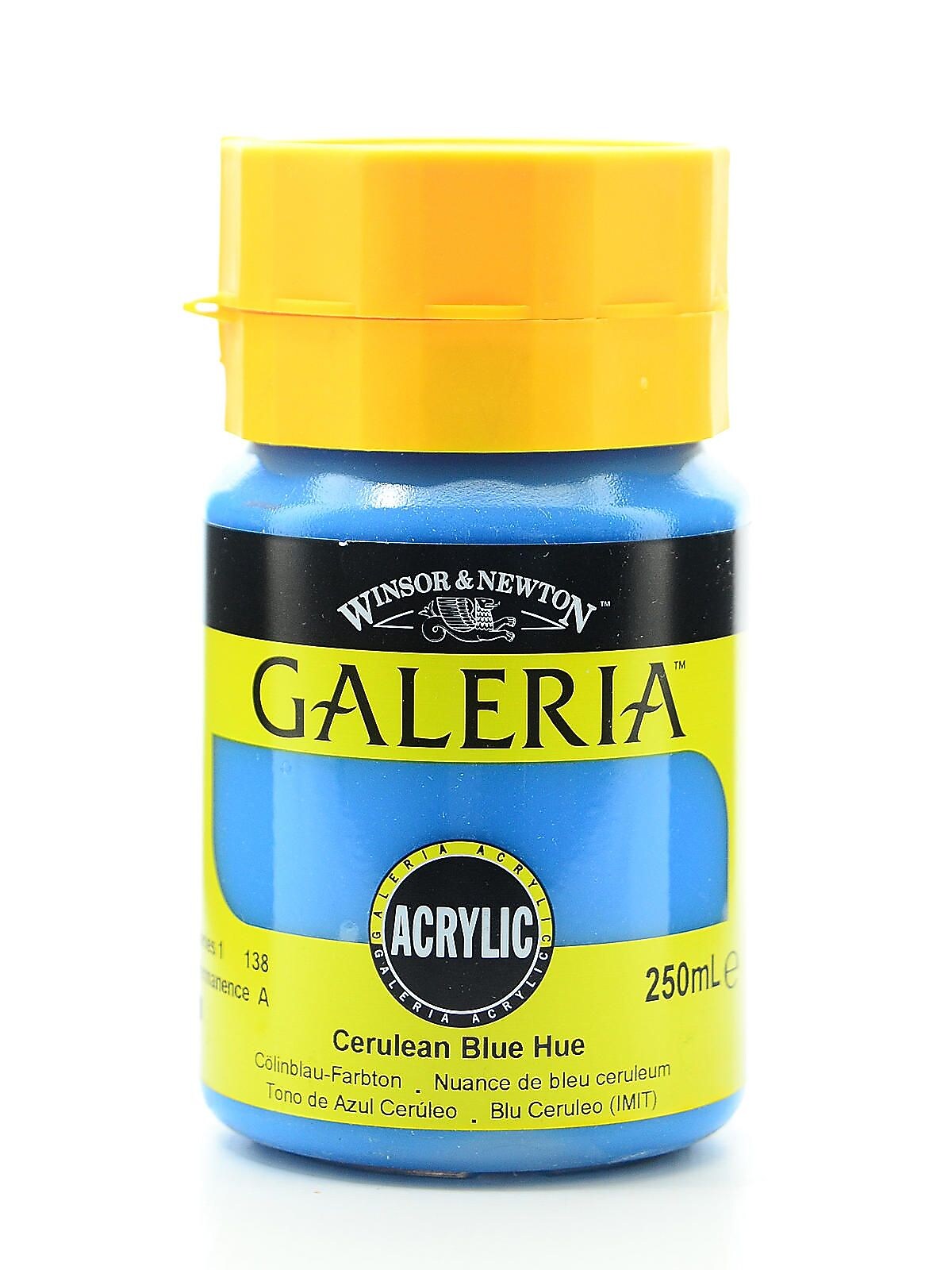 Winsor And Newton Galeria Flow Formula Acrylic Colors Cerulean Blue Hue 250 Ml 138 2Pk (62817-Pk2)