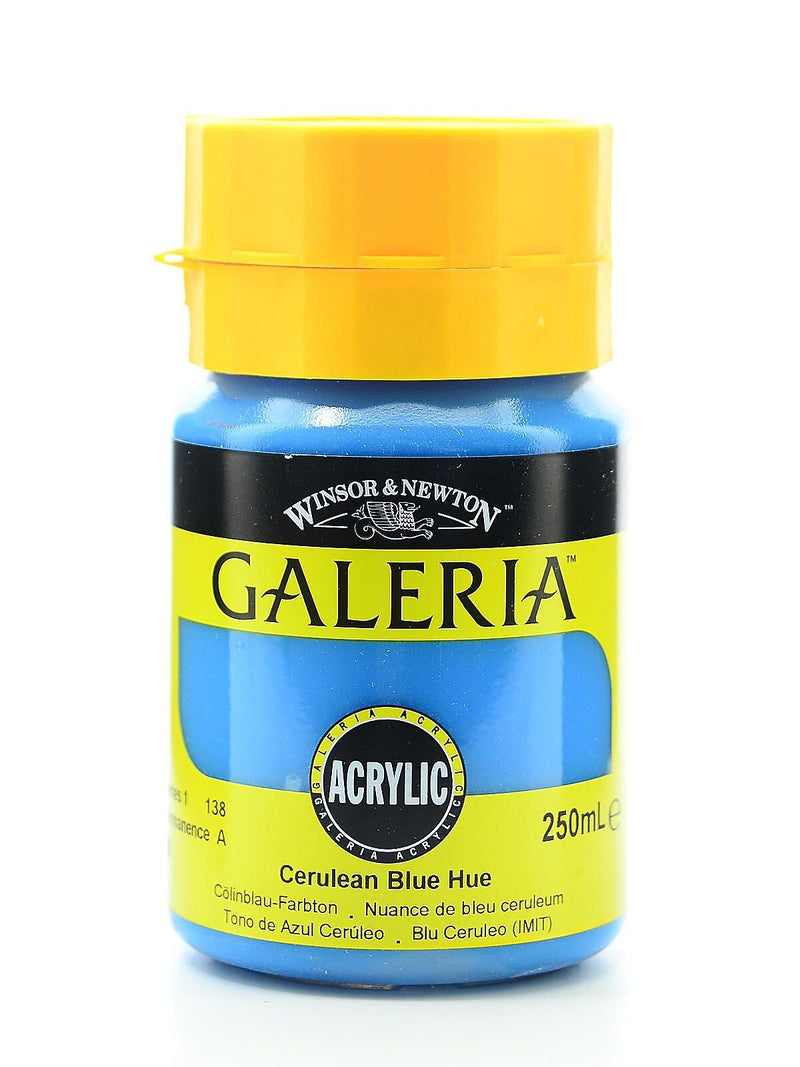 Winsor And Newton Galeria Flow Formula Acrylic Colors Cerulean Blue Hue 250 Ml 138 2Pk (62817-Pk2)