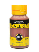 Winsor And Newton Galeria Flow Formula Acrylic Colors Burnt Sienna 500 Ml 74 (73062)