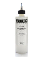 Golden Gac 100 Universal Acrylic Paint Polymer Paint Medium 8 Oz.