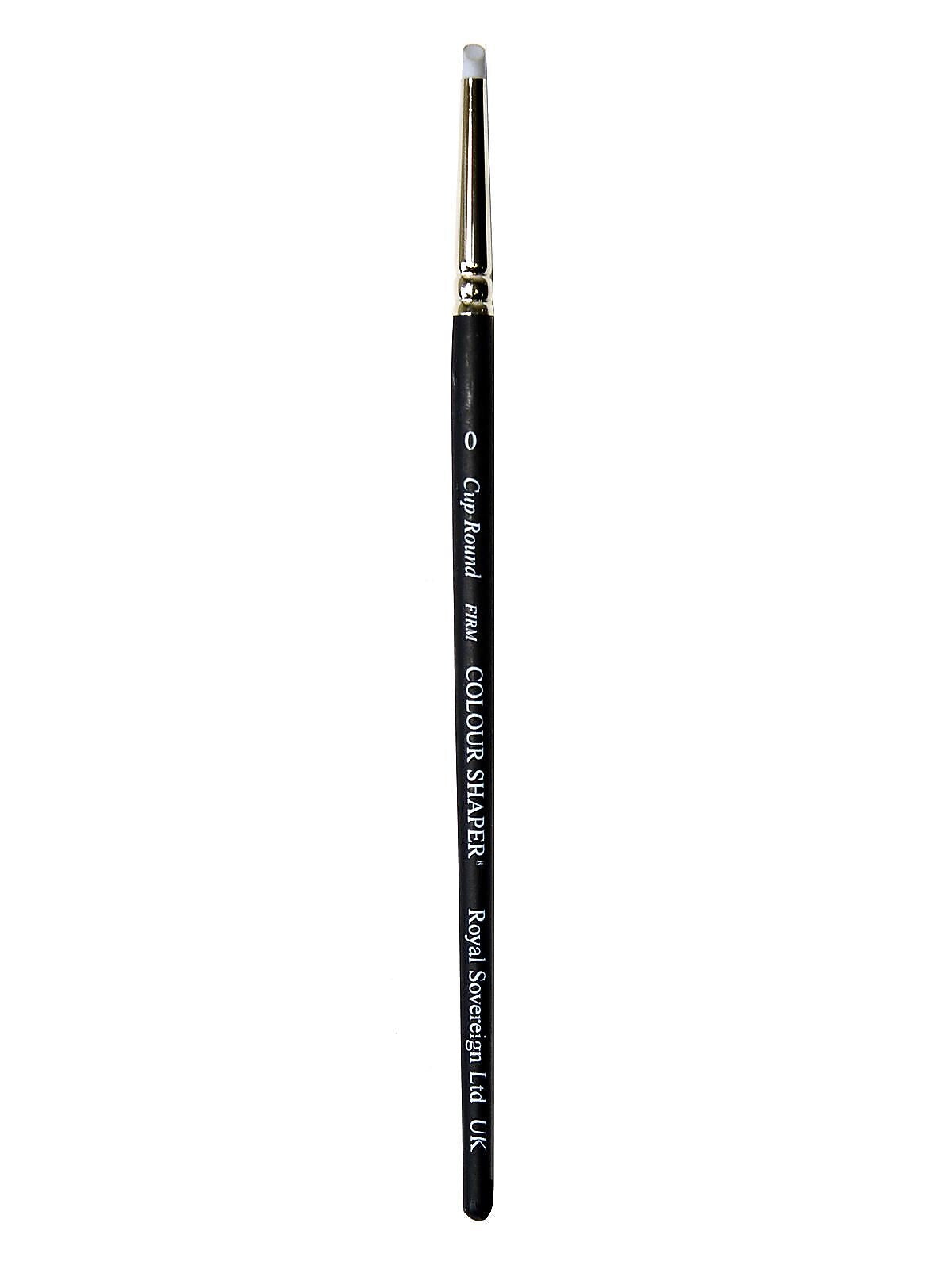 Colour Shaper Painting Tools, Cup Round Firm No 0, 2/Pack (26920-Pk2)