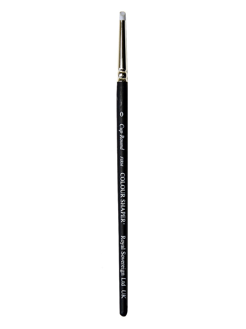 Colour Shaper Painting Tools, Cup Round Firm No 0, 2/Pack (26920-Pk2)