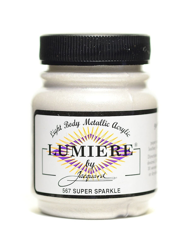 Jacquard Lumiere Artist Acrylics, Super Sparkle, 3/Pack (28646-Pk3)