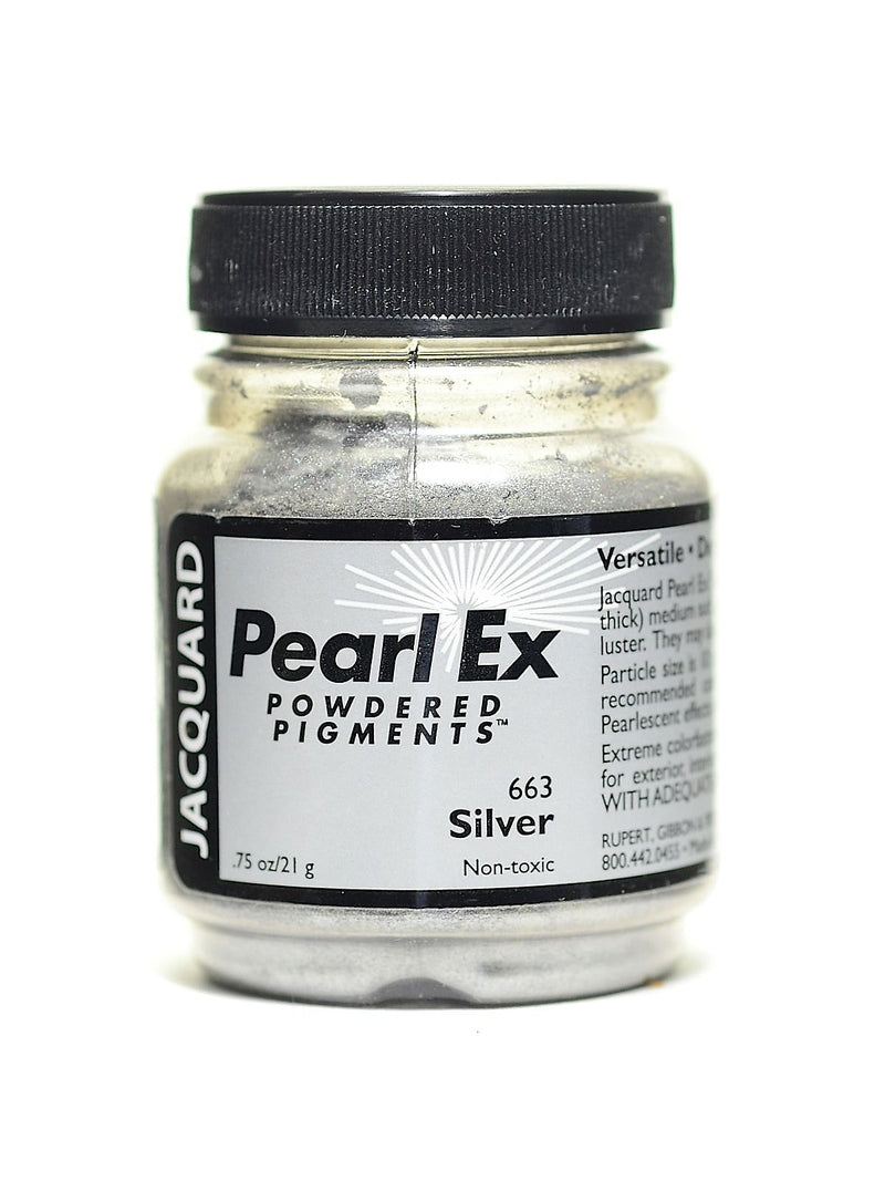 Jacquard Pearl Ex Powdered Pigments Silver 0.75 Oz. [Pack Of 3]