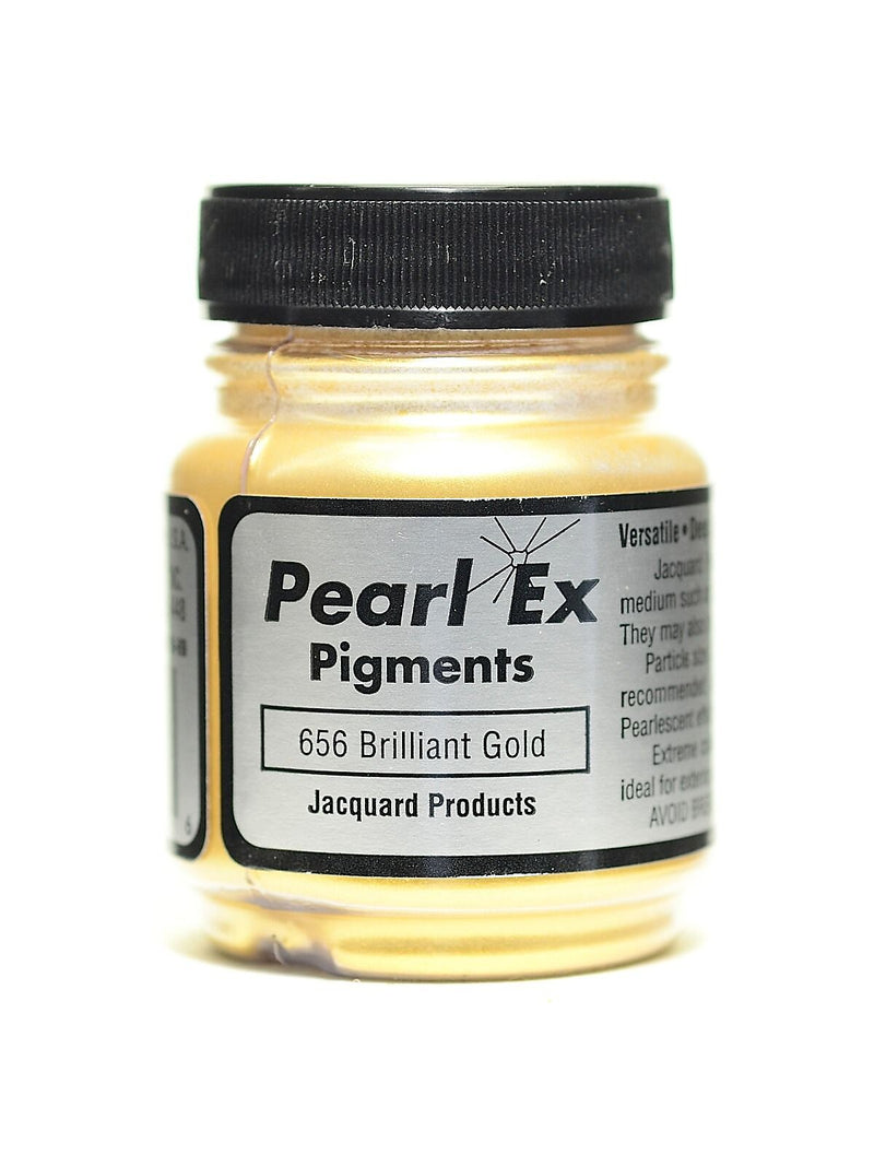 Jacquard Pearl Ex Powdered Pigments brilliant gold 0.75 oz. [Pack of 3]
