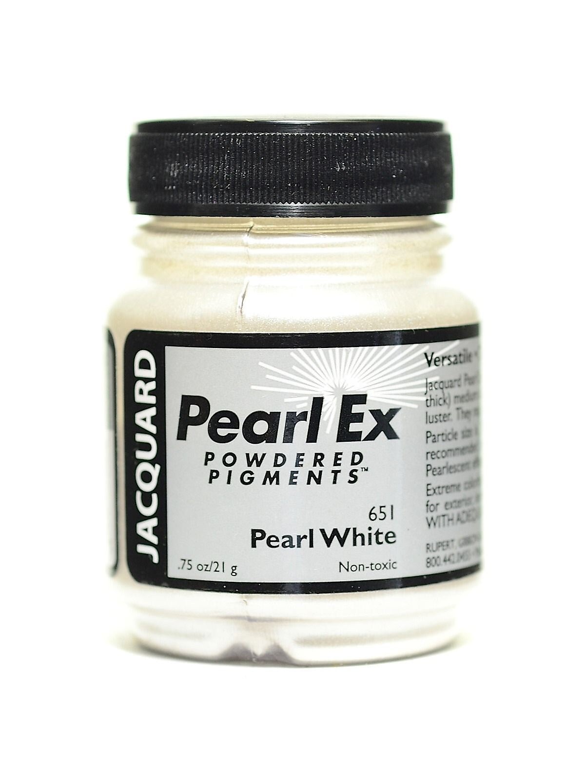 Jacquard Pearl Ex Powdered Pigments pearl white 0.75 oz. [Pack of 3]