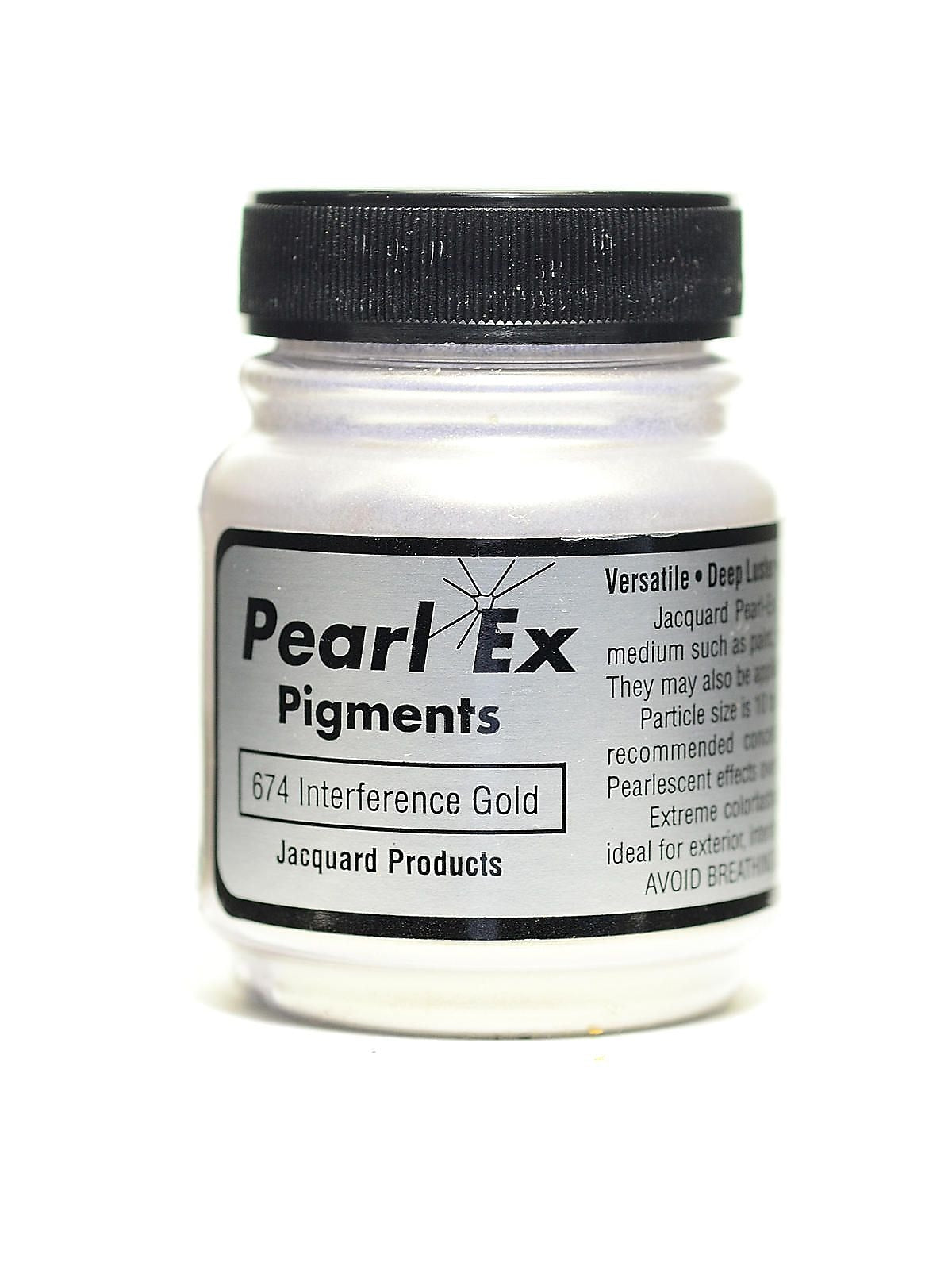 Jacquard Pearl Ex Powdered Pigments interference gold 0.50 oz. [Pack of 3]