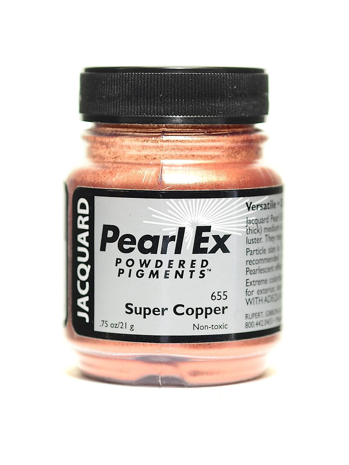 Jacquard Pearl Ex Powdered Pigments super copper 0.75 oz. [Pack of 3]