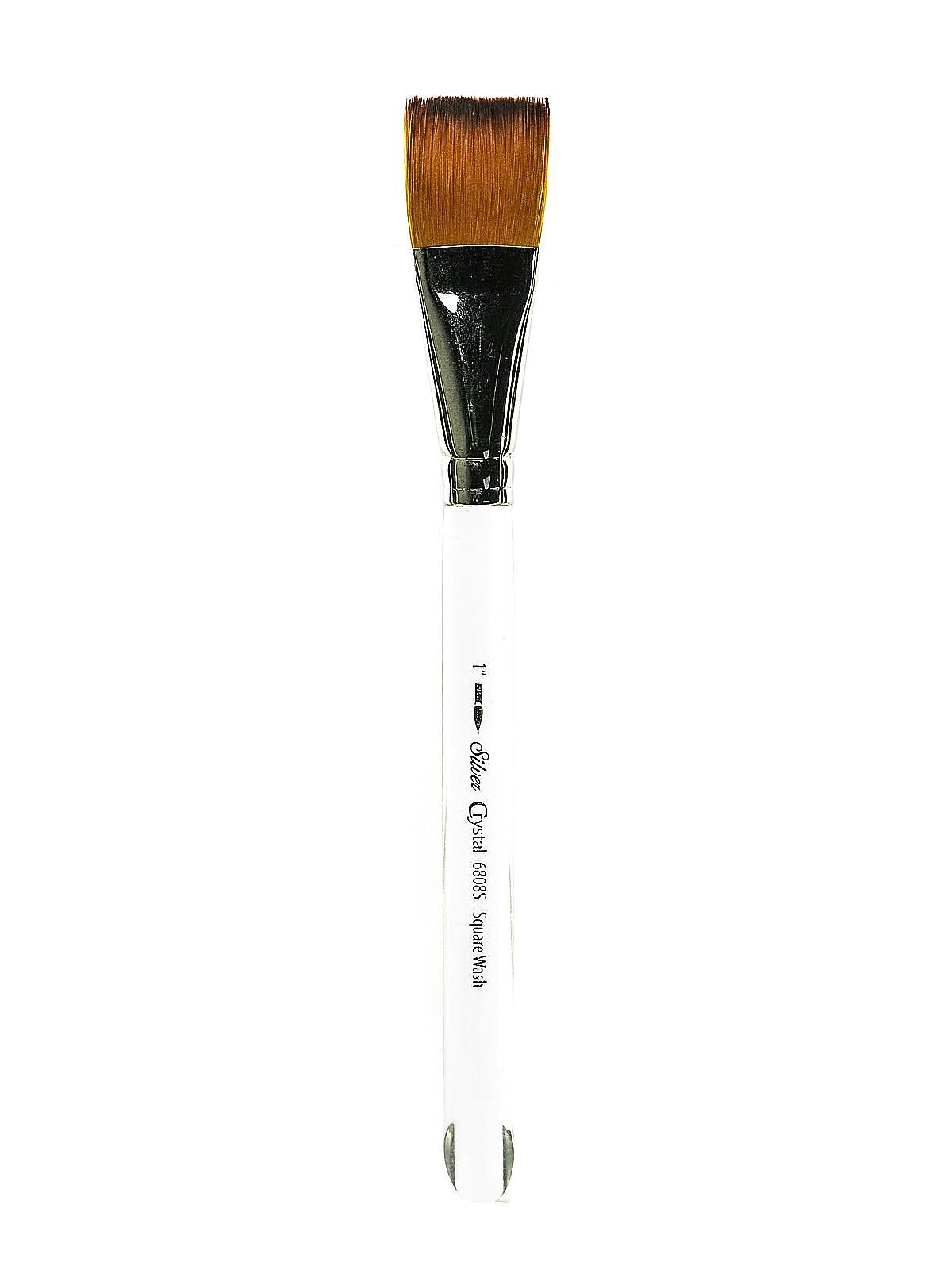 Silver Brush Crystal Series Brushes 1" Square Wash 6808S (12248)