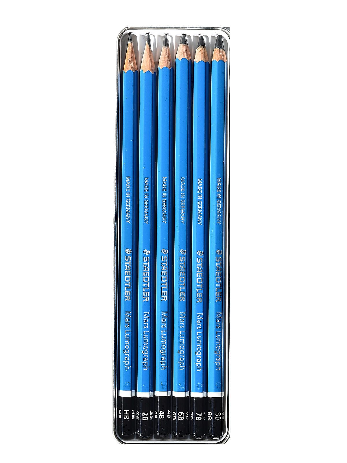 Staedtler Mars Lumograph Sketching Pencil Set, 6/Set, 2/Pack