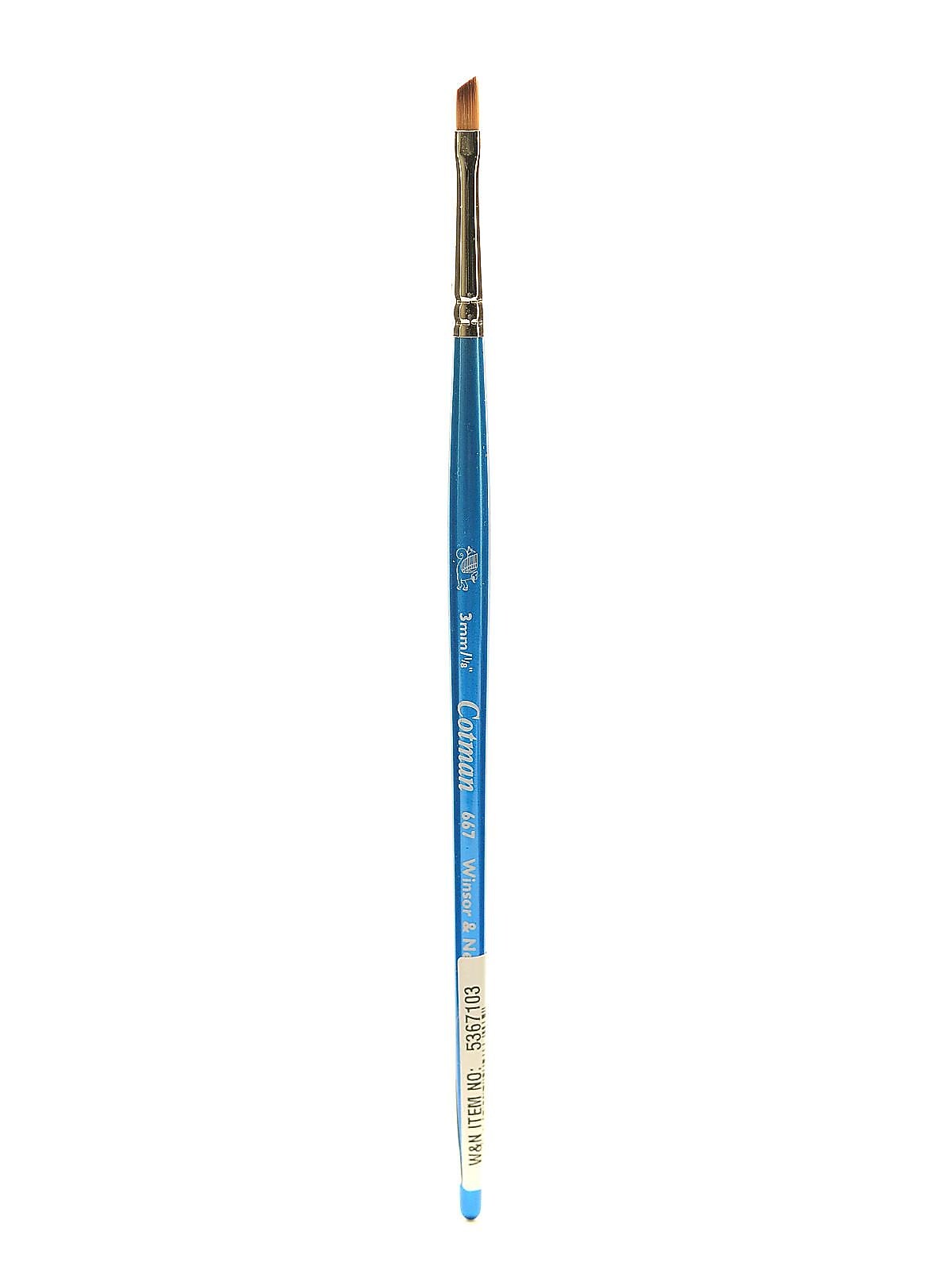 Winsor And Newton Cotman Watercolor Brushes 1/8" Angle 667 (19020)