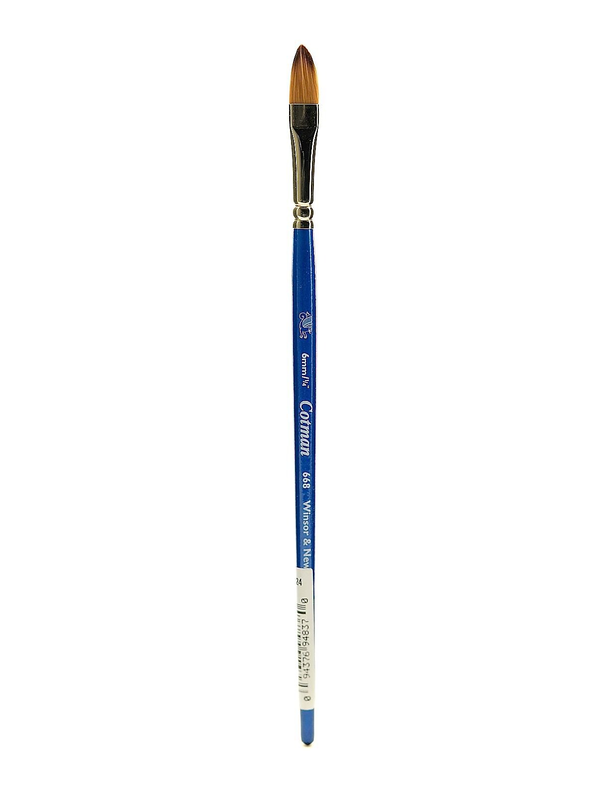 Winsor And Newton Cotman Water Colour Brushes, 1/4" Filbert No 668 (37584)