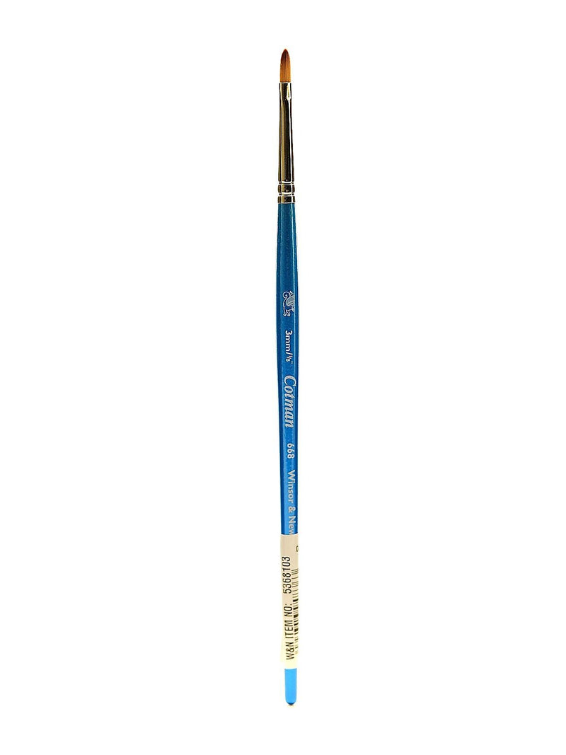 Winsor And Newton Cotman Water Colour Brushes, 1/8", Filbert 668 (66707)