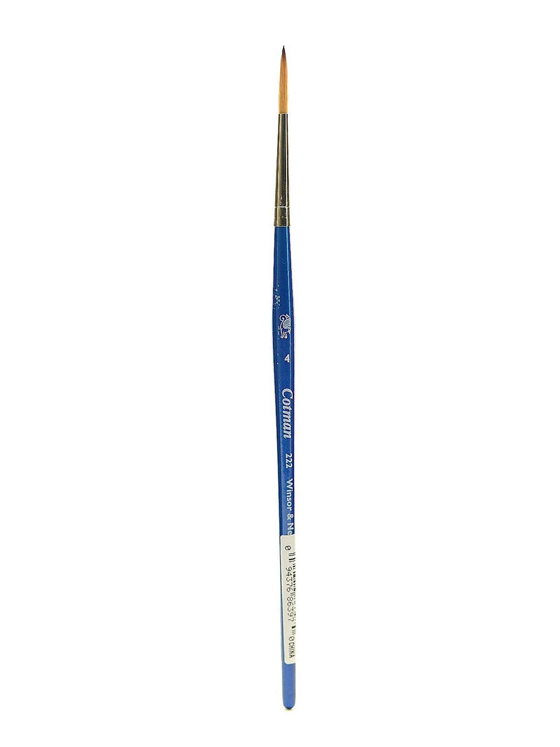Winsor And Newton Cotman Water Colour Brushes, 4 Script No 222 (79589)