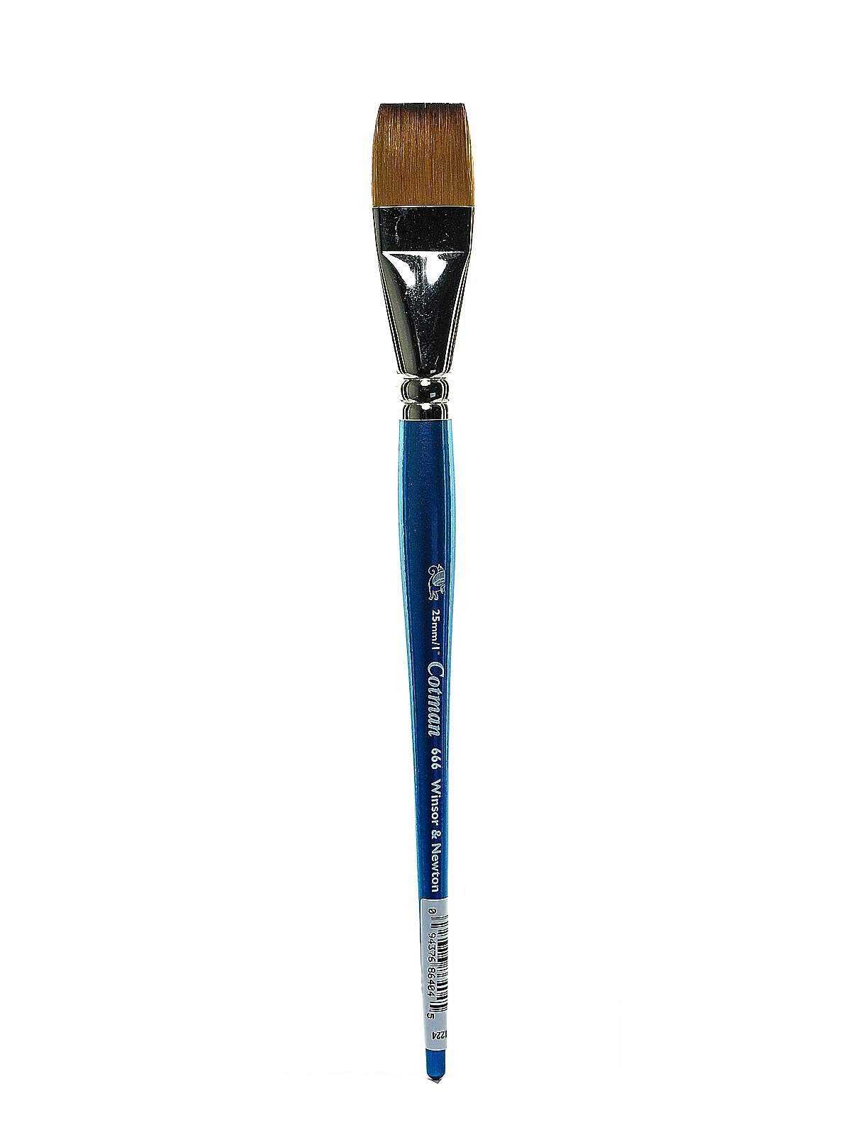 Winsor And Newton Cotman Watercolor Brushes 1 In. One Stroke Flat 666 (82933)