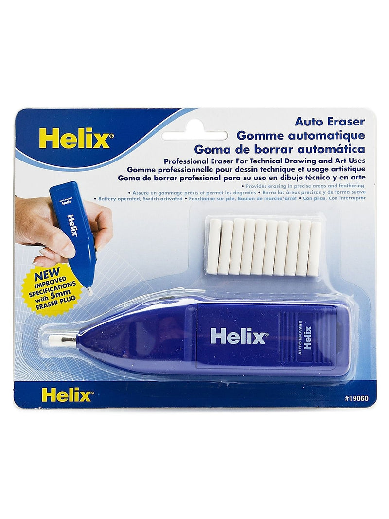 Helix Stick Eraser, White, 2/Pack (65099-PK2)