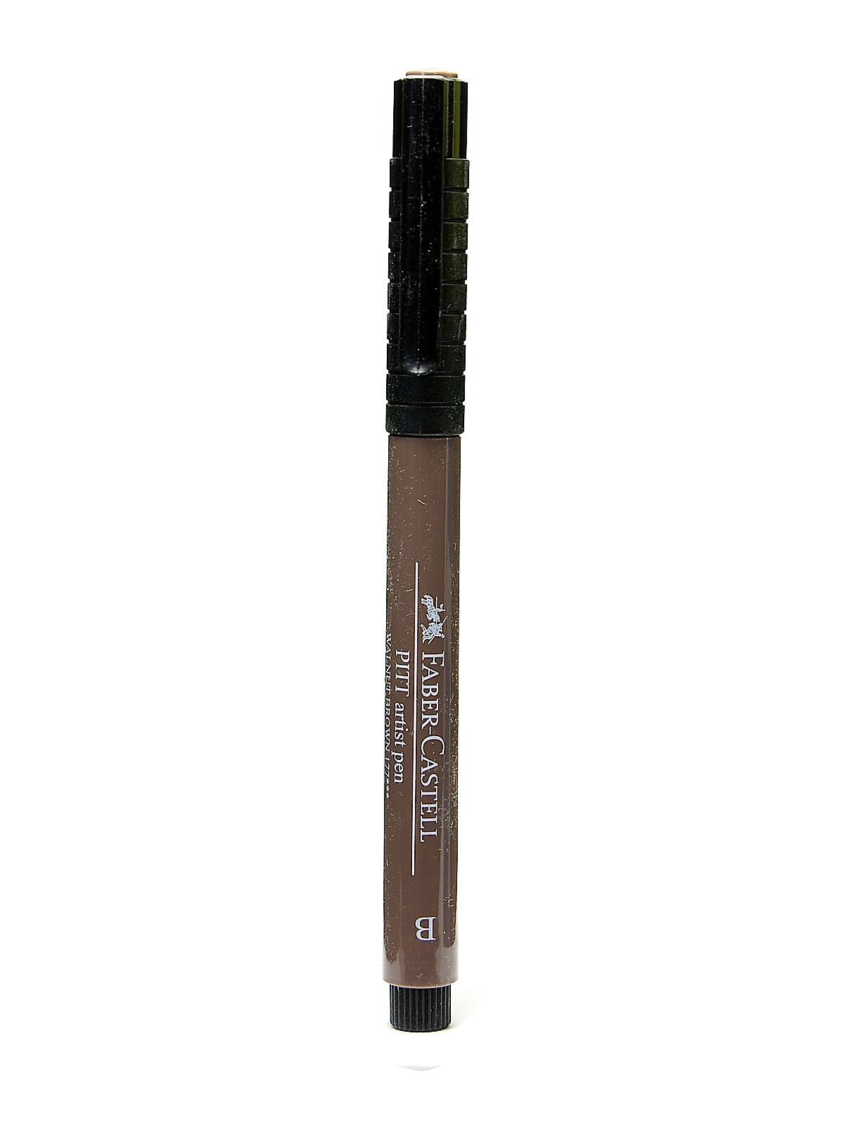 Faber-Castell Pitt Artist Pens walnut brown brush 177 [Pack of 8]