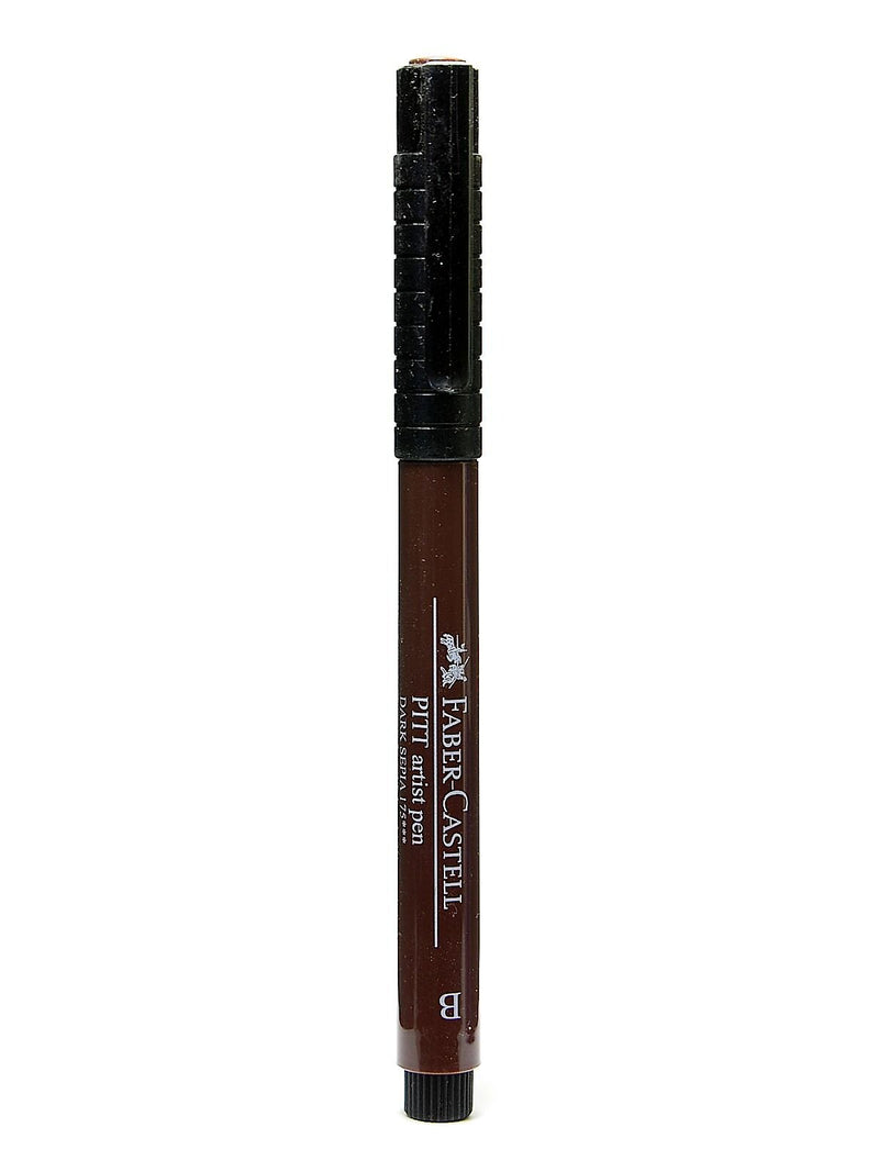 Faber-Castell Pitt Artist Pens dark sepia brush 175 [Pack of 8]