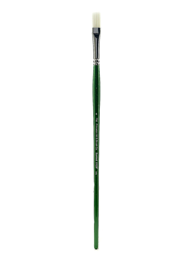Princeton 6100 Synthetic Bristle Oil And Acrylic Brushes 6 Flat