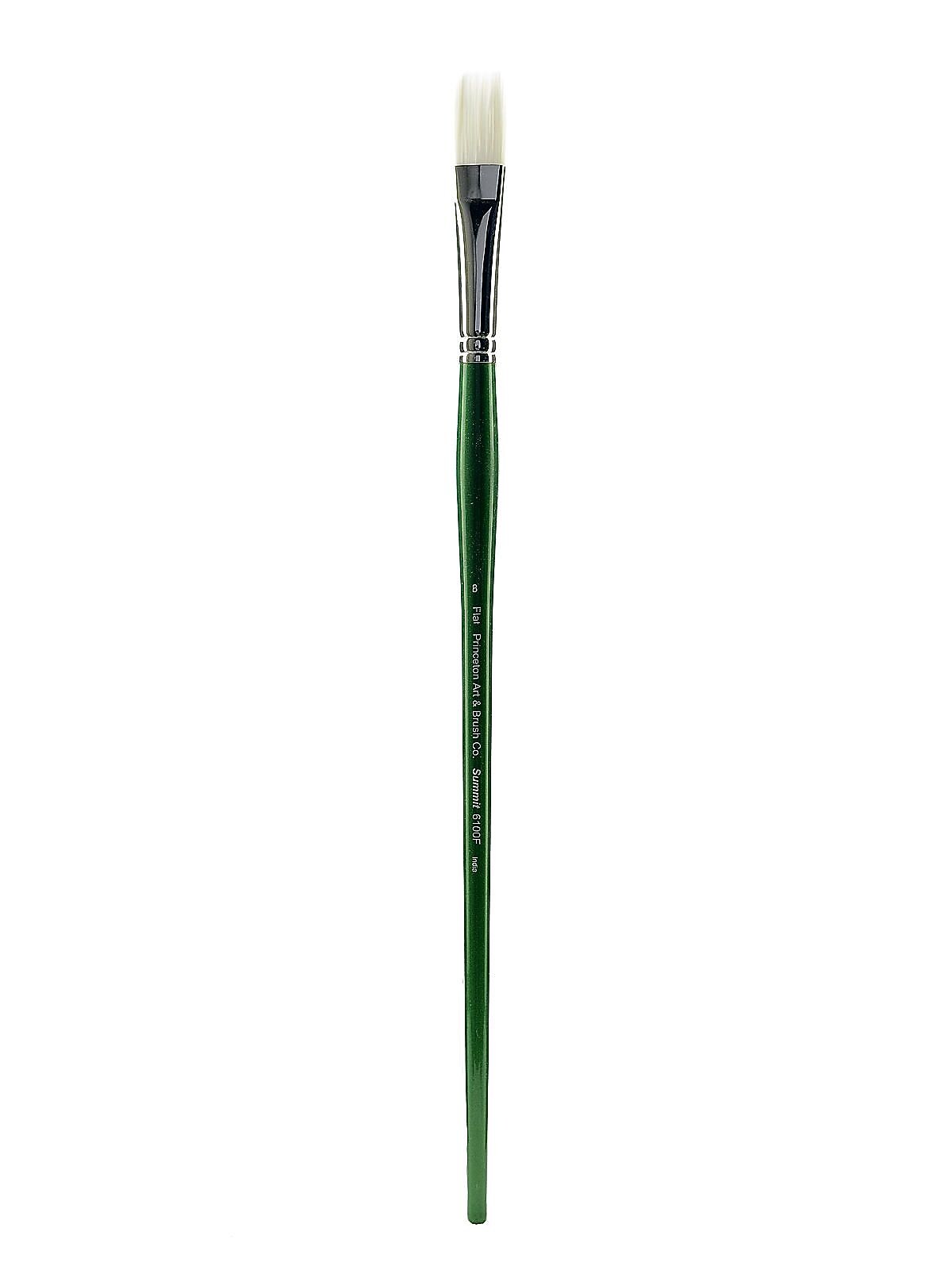 Princeton 6100 Synthetic Bristle Oil And Acrylic Brushes 8 Flat (26818)