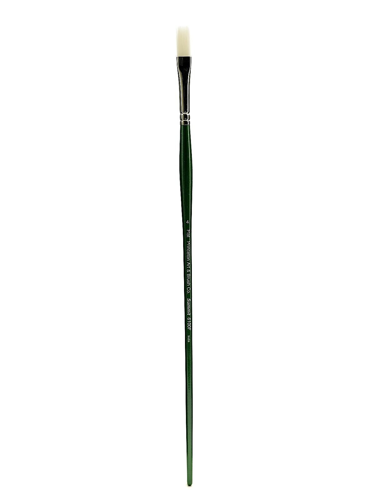 Princeton 6100 Synthetic Bristle Oil And Acrylic Brushes 4 Flat