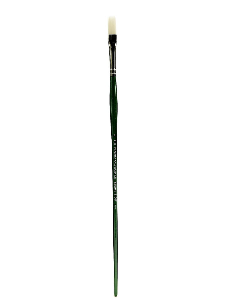 Princeton 6100 Synthetic Bristle Oil And Acrylic Brushes 4 Flat