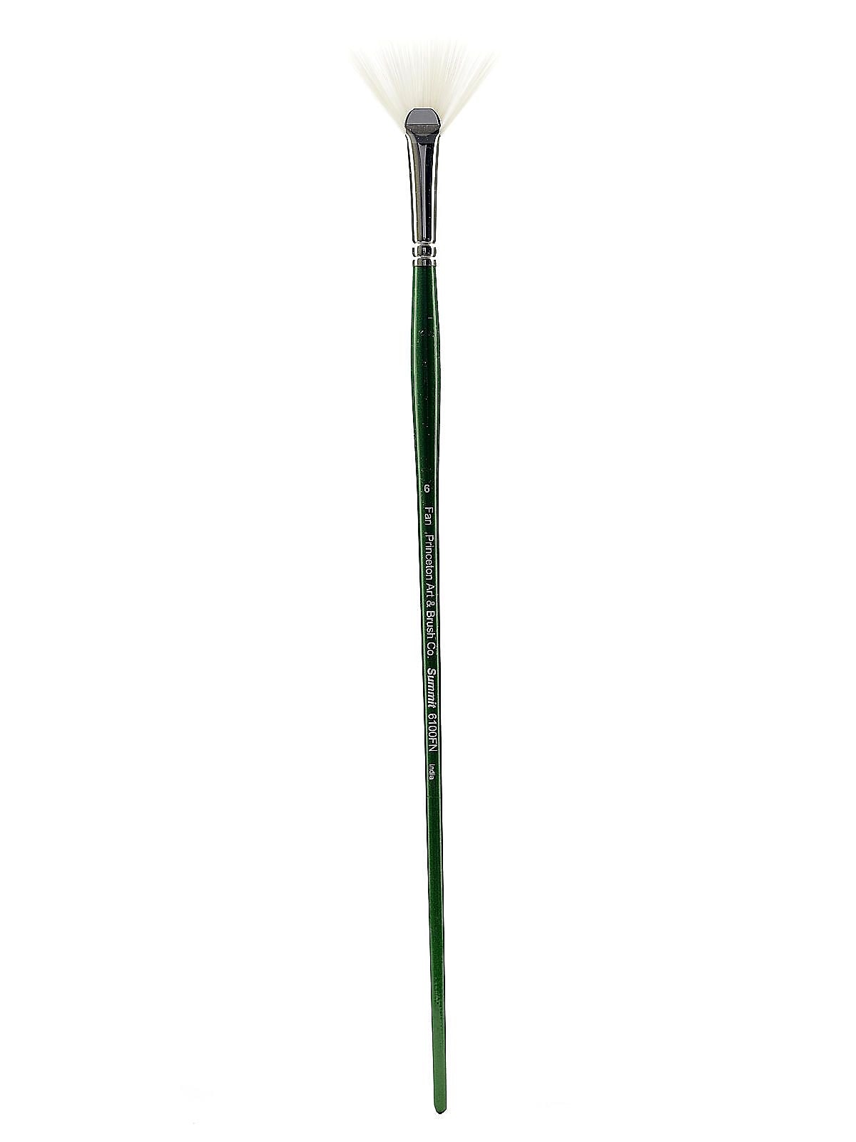Princeton 6100 Synthetic Bristle Oil And Acrylic Brushes 6 Fan (39849)
