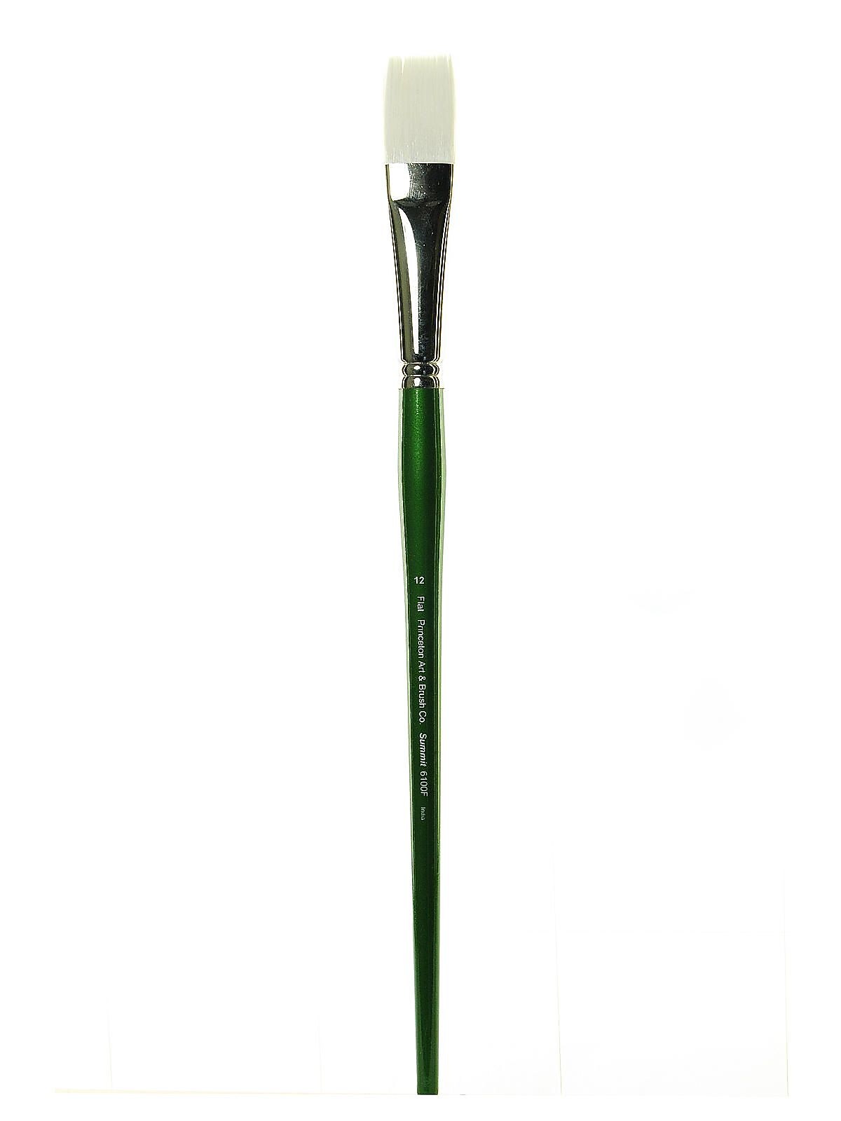 Princeton 6100 Synthetic Bristle Oil And Acrylic Brushes 12 Flat