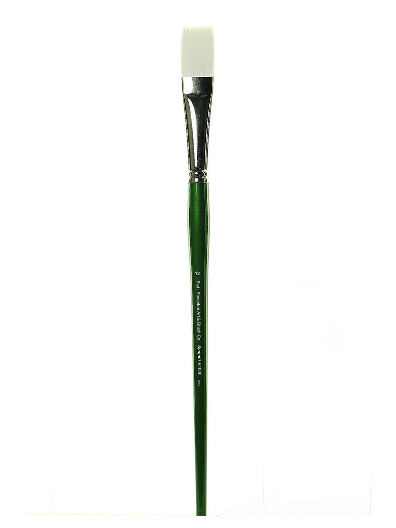 Princeton 6100 Synthetic Bristle Oil And Acrylic Brushes 12 Flat