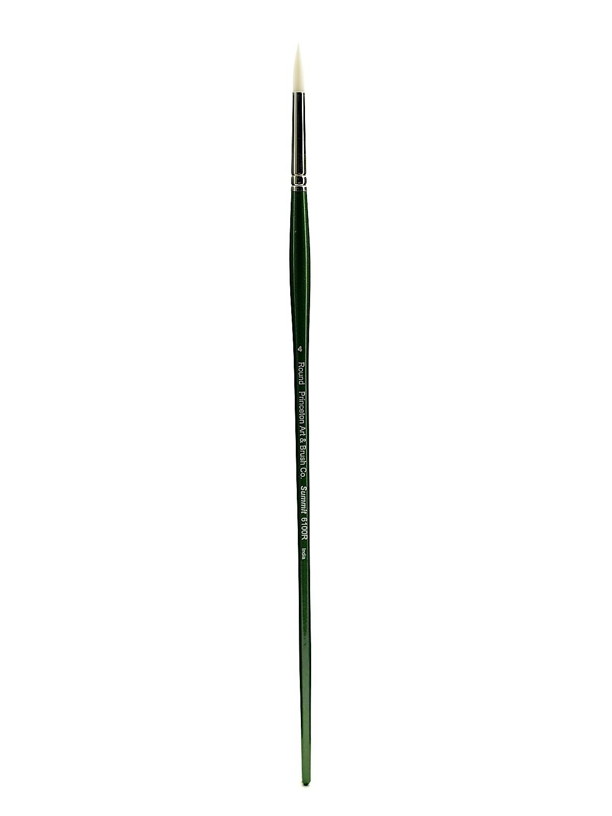 Princeton 6100 Synthetic Bristle Oil And Acrylic Brushes, 4 Round (44363)