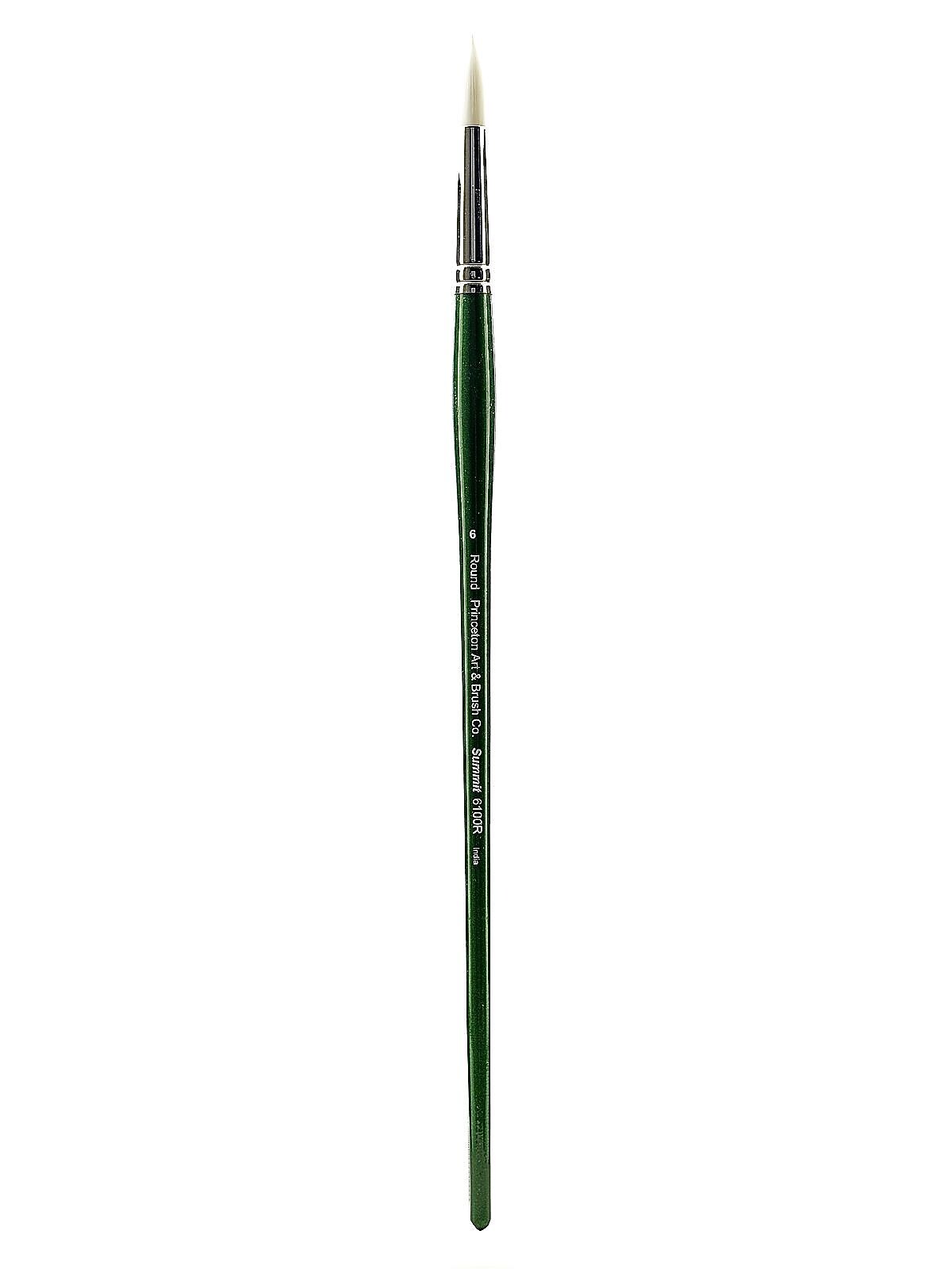 Princeton 6100 Synthetic Bristle Oil And Acrylic Brushes 6 Round