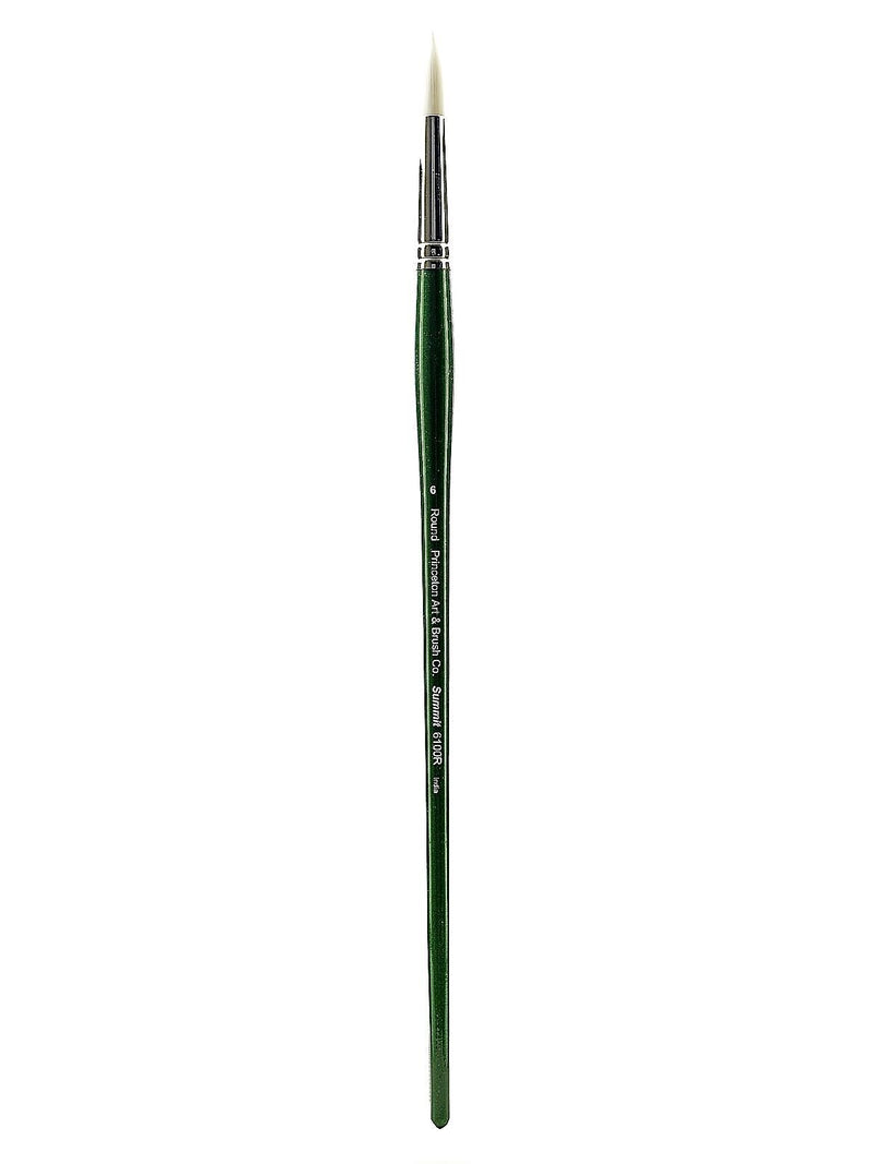 Princeton 6100 Synthetic Bristle Oil And Acrylic Brushes 6 Round